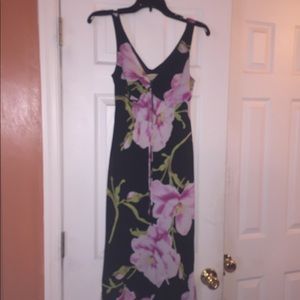 Floral fit and flare dress